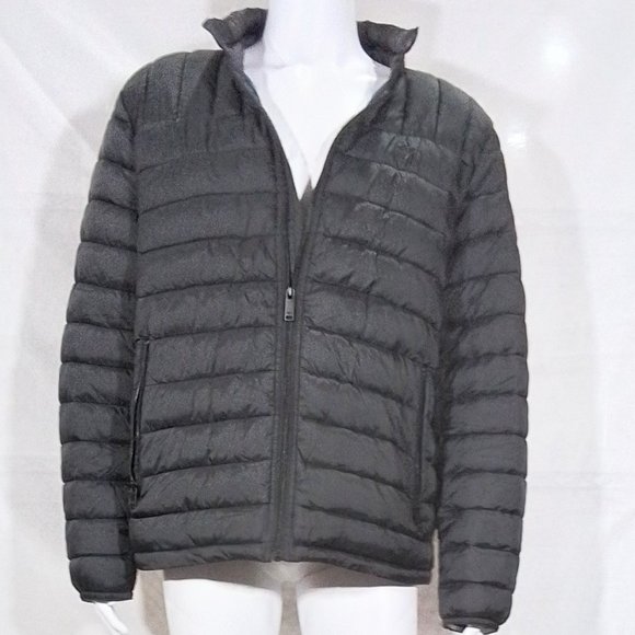 Docker's Quilted Puffer Jacket-Black-XL-New without Tags